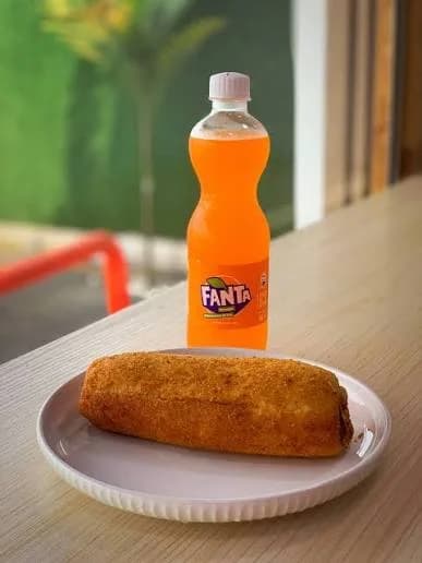 Sausage and Fanta combo